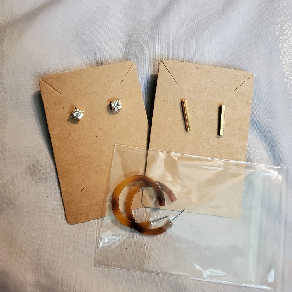 3 pair of Earrings